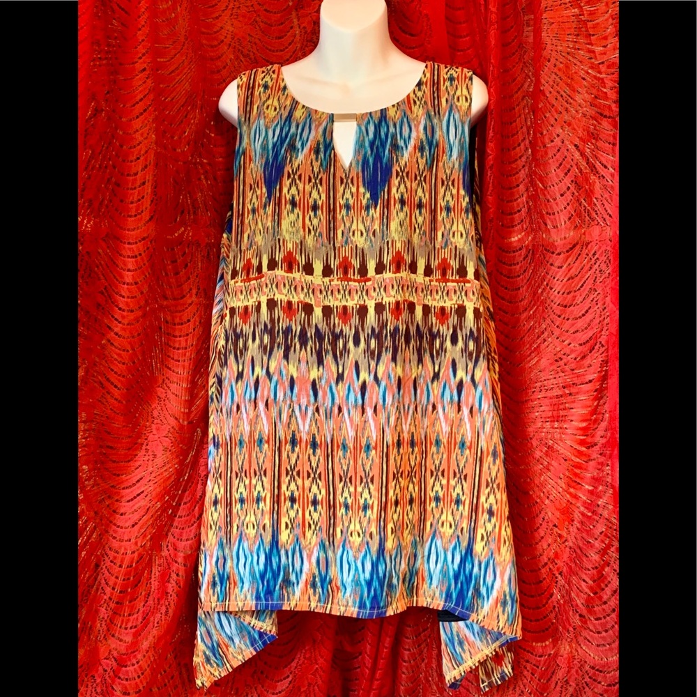 New Directions Women’s Sleeveless Tunic Top 2X